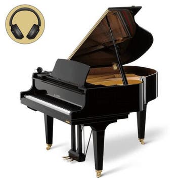 Kawai GL-30 AURES2 E/P messing silent vleugel, Muziek en Instrumenten, Piano's, Nieuw, Zwart, Vleugel