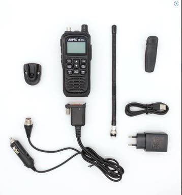 JopiX CB514 27mc portofoon met car adapter, Met broekklem, Nieuw, Ophalen of Verzenden, Portofoon of Walkie-talkie