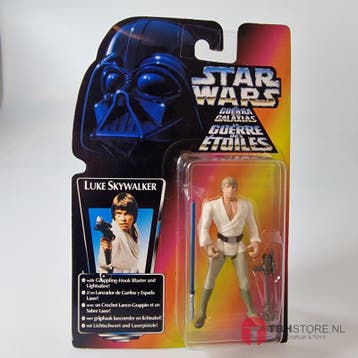 Star Wars POTF2 Red Luke Skywalker with grappling hook, Verzenden, Zo goed als nieuw