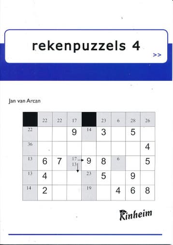 Kinheim Rekenpuzzels 4 (per stuk), Boeken, Verzenden, Nieuw