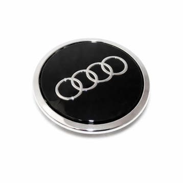 Originele Audi naafkap - zwart-glanzend, Ophalen of Verzenden, Nieuw