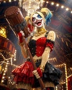 Makayhos - [Canvas] Harley Quinn – Carnival Chaos, Nieuw