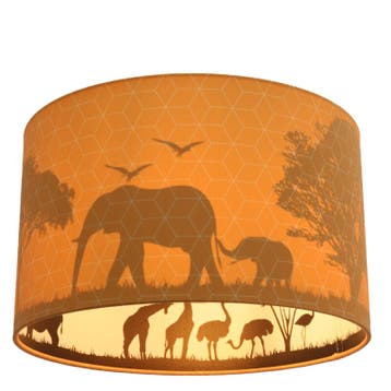 Oranje dieren kinderkamer plafondlamp Safari, Binnenzijde, Kinderen en Baby's, Kinderkamer | Inrichting en Decoratie, Ophalen of Verzenden