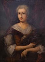 European school (XVIII) - Retrato de dama