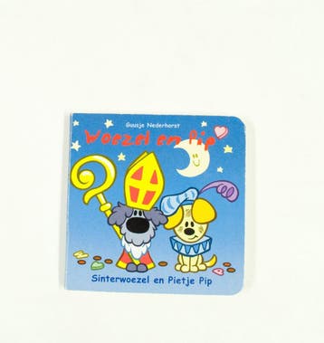 Sinterwoezel en Pietje Pip / Woezel en Pip kartonnen boekjes, Verzenden, Gelezen, Guusje Nederhorst
