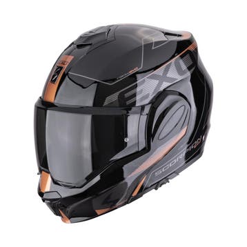 Scorpion EXO-TECH EVO TRAVELLER - Zwart / Koper, Motoren, Verzenden, Nieuw met kaartje, L
