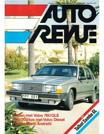 1982 AUTO REVUE MAGAZINE 05 NEDERLANDS, Nieuw, Author