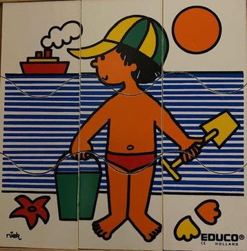 Educo Puzzel Jongen bij de zee (9 stukjes), Verzenden, Nieuw