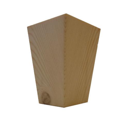 Houten kastpoot bedpoot 100x65mm., Huis en Inrichting, Kasten | Overige, Nieuw, Ophalen of Verzenden