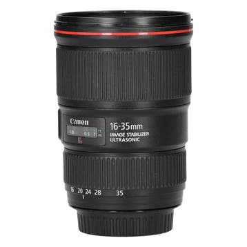 Canon EF 16-35mm f/4L IS USM met garantie, Audio, Tv en Foto, Fotografie | Lenzen en Objectieven, Ophalen of Verzenden, Gebruikt
