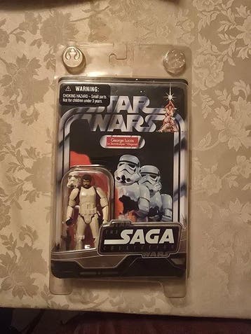 Hasbro - Action figure George Lucas (in Stormtrooper, Nieuw
