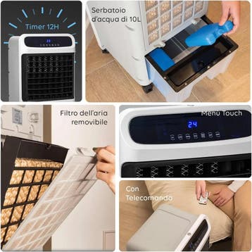 TRIOCLIMA+ luchtkoeler 10 liter Aria Calda koude lucht en..., Witgoed en Apparatuur, Ventilatoren, Verzenden, Nieuw