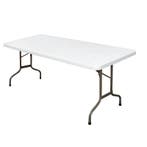 Partytafel Wit Inklapbaar | 183 cm, Verzenden, Nieuw in verpakking