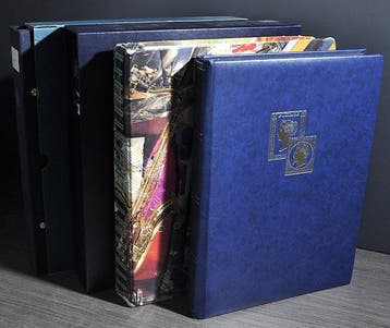 Nederland - Verzameling met veel postfris in albums en een, Gestempeld
