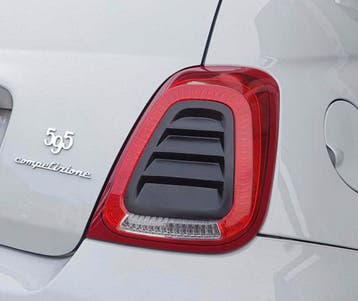 Fiat 595 Abarth achterlamp louvres cover, Verzenden