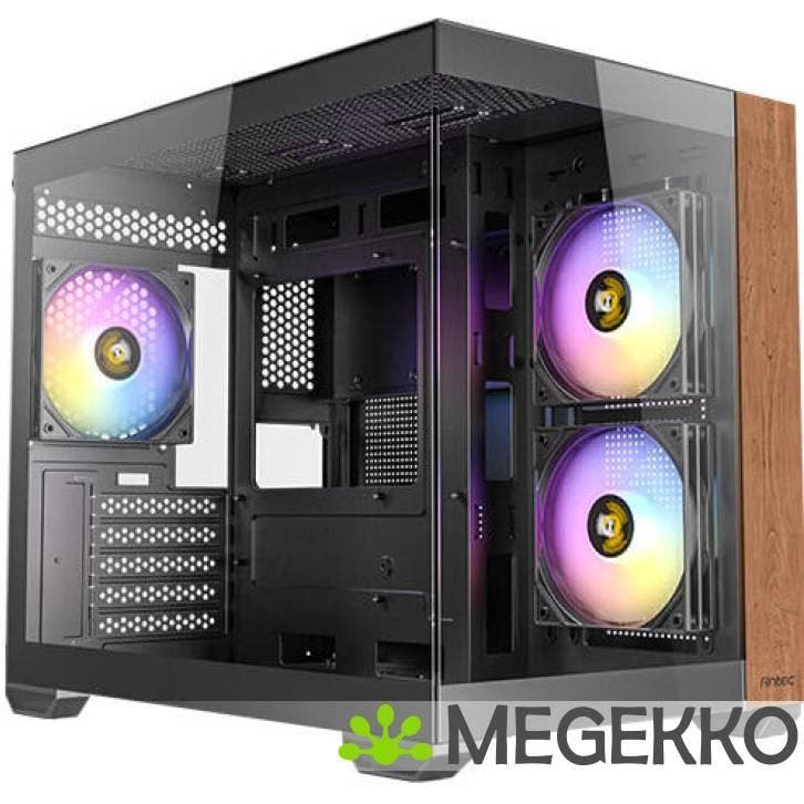 Antec CX600M Wood ARGB Black, Computers en Software, Computerbehuizingen, Nieuw, Verzenden
