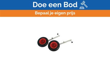 Bieden: Allpa Stainless Steel Transport Wheel, Ophalen of Verzenden, Nieuw