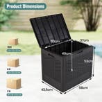 LIVSK Outdoor Opbergbox - 96 L Capaciteit - Weerbestendig PP, Verzenden, Nieuw