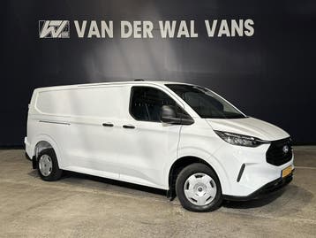 Ford Transit Custom 2.0 TDCI 136pk L2H1 Euro6 Airco | Camera, Stof, Gebruikt, Wit, Dealer onderhouden