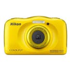 Nikon Coolpix S33 Waterdichte Digitale Compact Camera - Geel, Verzenden, Zo goed als nieuw