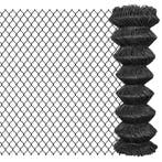 vidaXL Gaashek 25x1,25 m staal grijs, Verzenden, Nieuw, IJzer, 1 tot 2 meter
