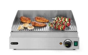 Hendi Bakplaat Profi Line | Geheel Geribbeld | 230V | 2400W, Ophalen of Verzenden, Nieuw in verpakking