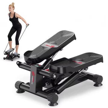 Mini stepper met weerstandsbanden voor thuis trainings, Sport en Fitness, Fitnessapparatuur, Verzenden, Nieuw