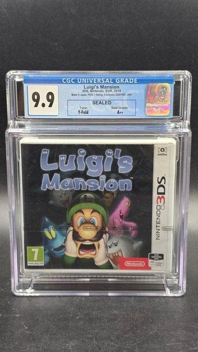 Nintendo - 3DS - Luigis Mansion (UKV) CGC 9.9 Sealed A++ -, Spelcomputers en Games, Spelcomputers | Overige Accessoires