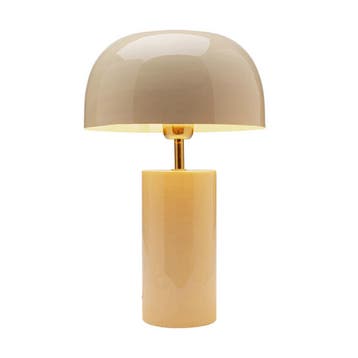 *WOONWINKEL* Kare Design Loungy Beige Tafellamp Glanzend Met, Verzenden, Nieuw
