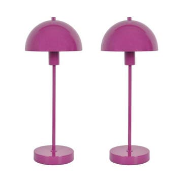 Herstal - Tafellamp (2) - Vienda - Dragon Purple - Staal - 2