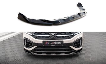 Voorspoiler V.2 Volkswagen T-Roc R FL Maxton Glans Zwart, Ophalen of Verzenden, Nieuw