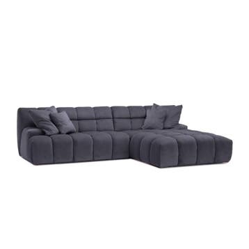 Loungebank Tynaarlo - loungebanken - Antraciet, Nieuw, 150 cm of meer, Stof, 250 tot 300 cm