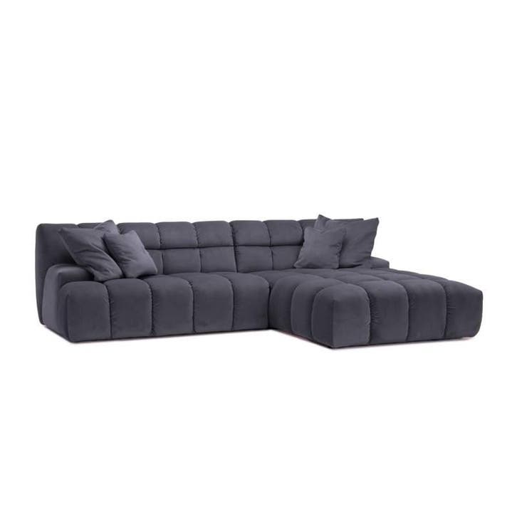 Loungebank Tynaarlo - loungebanken - Antraciet, Huis en Inrichting, Banken | Sofa's en Chaises Longues, 150 cm of meer, Nieuw
