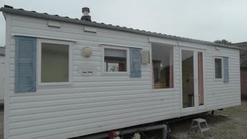 Chalet AANBIEDING VOOR € 8.750 stacaravan tiny haus, Caravans en Kamperen, Stacaravans, Tot en met 6
