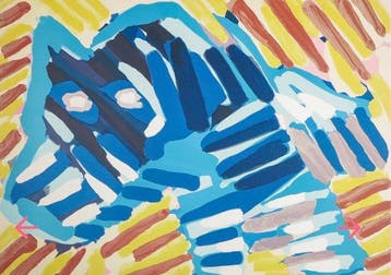 Karel Appel (1921-2006) - Running dog