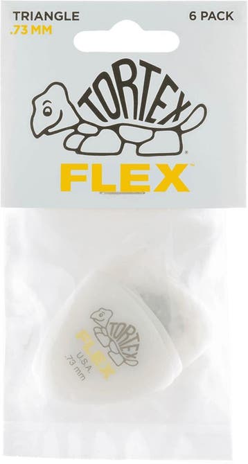 Jim Dunlop 456P073 Tortex Flex bas plectrum 0.73 mm 6-pack, Muziek en Instrumenten, Instrumenten | Toebehoren, Ophalen of Verzenden