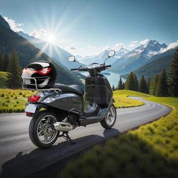 Bagage koffer, motorkoffer Top Case ca. 22 Liter - zwart, Verzenden, Nieuw