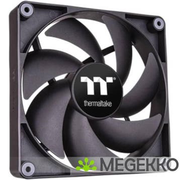 Thermaltake CT140 Ventilator 14 cm Zwart 2 stuk(s), Verzenden, Nieuw