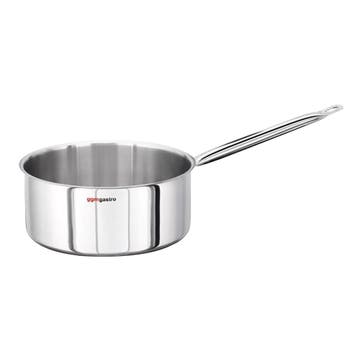 GGM Gastro | Steelpan - RVS - 5 liter - 256x484x105mm - met, Verzenden, Nieuw in verpakking, RVS Meubilair