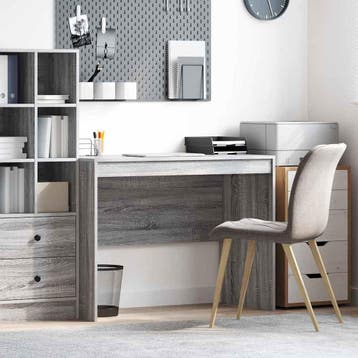 vidaXL Bureau Grijs Sonoma 100 x 50 x 76 cm, Huis en Inrichting, Verzenden, Nieuw