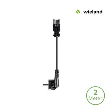 Wieland GST18/3P Netsnoer 2 meter 3×1.5mm2, Nieuw