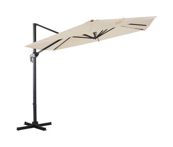 Zweefparasol vierkant - topkwaliteit voor weinig - 3 kleuren, Tuin en Terras, Verstelbaar, Nieuw, Zweefparasol, 2 tot 3 meter