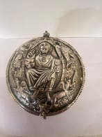 Doos - .925 zilver - Hostiedoos, Antiek en Kunst