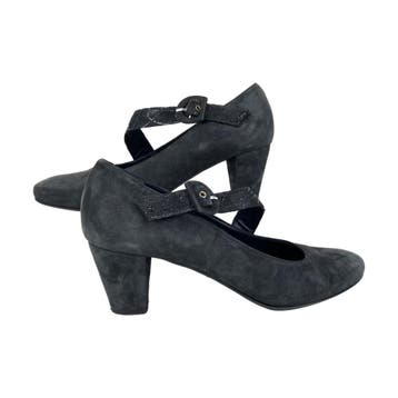 J.v.Mourik en Zn. - Suède Pumps - D. grijs - Maat 40, Nieuw