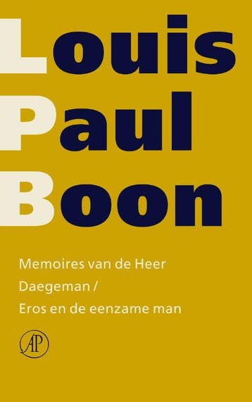 Memoires van de Heer Daegeman ; Eros en de eenzame man /, Verzenden, Zo goed als nieuw, Louis Paul Boon