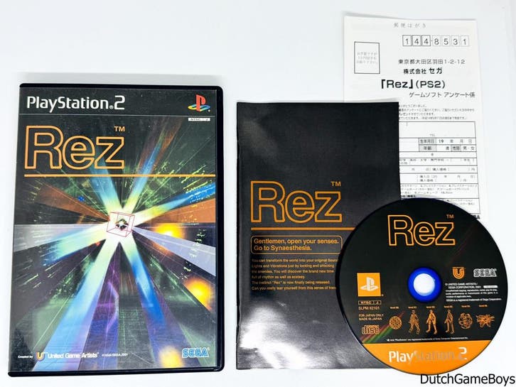 Playstation 2 / PS2 - Rez - Japan, Spelcomputers en Games, Games | Sony PlayStation 2, Gebruikt, Verzenden