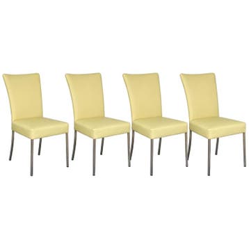 bert plantagie Set Van 4 Eetkamerstoelen Novara - Ongebruikt, Huis en Inrichting, Stoelen, Ophalen of Verzenden, Zo goed als nieuw