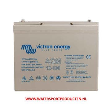 Victron AGM Super Cycle Battery 12V/100Ah ( BAT412110081), Watersport en Boten, Verzenden, Nieuw, Overige typen