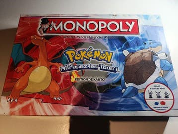 Bordspel - Monopoly Pokémon Édition de Kanto - Plastic