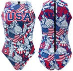 Special Made Turbo Waterpolo badpak Team USA 2023, Watersport en Boten, Nieuw